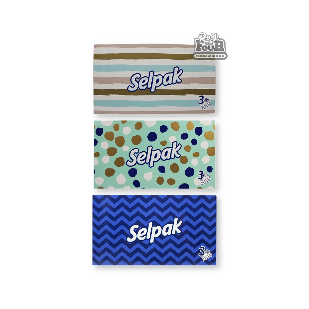 Three-layer napkins "Selpak" 100pcs